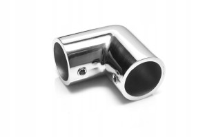 Łącznik relingu kolanko na rurę Ø 22 mm A4