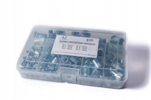 Zestaw nitonakrętek stalowych M3 - M10