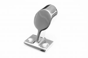 Uchwyt relingu niski zamknięty na rurę Ø 22 mm A4