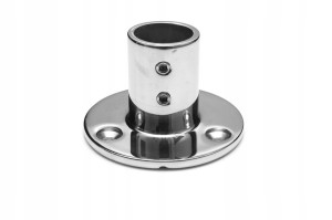 Podstawa relingu okrągła prosta Ø 25 mm A4 nierdzewna