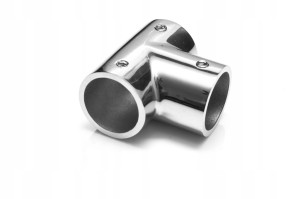 Łącznik relingu trójnik prosty Ø 22 mm kwasoodporny