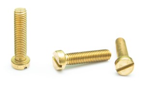 Śruba mosiężna walcowa płaska M5x16 DIN84 10 szt.