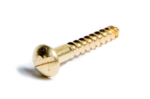 Wkręt mosiężny do drewna łeb soczewkowy 6,0x60 DIN96 10 szt