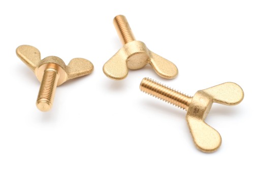 Śruba mosiężna motylkowa skrzydełkowa M6x30 DIN316 www.a2szczecin.sklep.pl